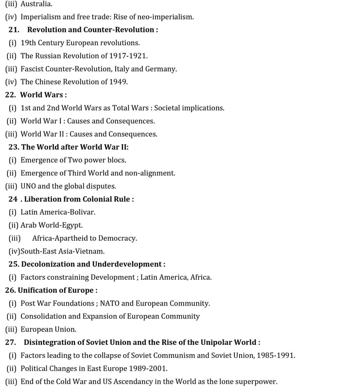 UPSC History Syllabus - Prelims, Mains & History Optional Syllabus