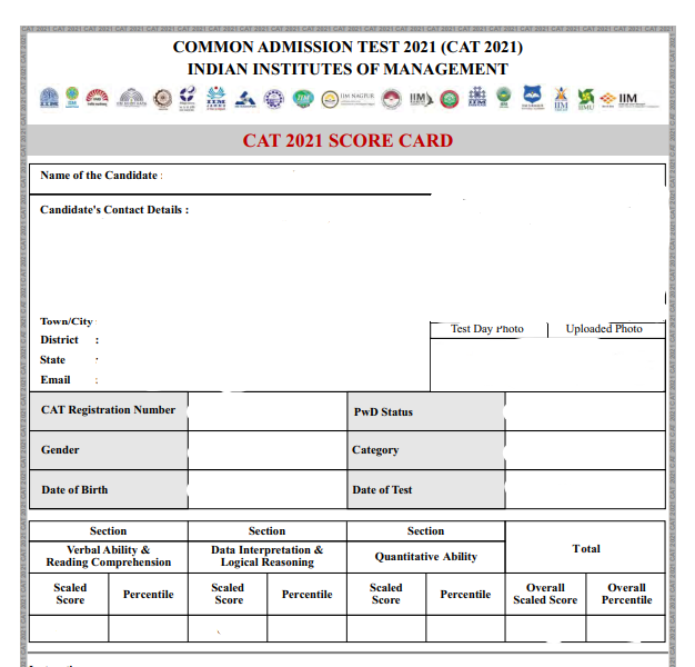CAT Result 2022 Download CAT Score Card PDF, Percentile, Cutoffs
