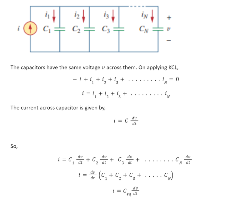 Capacitors In Parallel Definition And Formula Gate Notes 7549