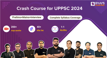 Crash Course for UPPSC 2024