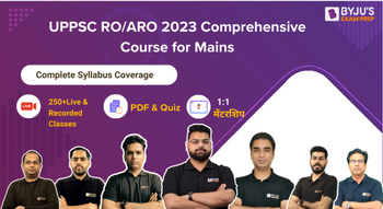 UPPSC RO/ARO 2023 Comprehensive Course for Mains