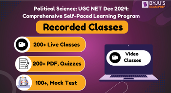 Political Science: UGC NET Dec 2024: Comprehensive Self-Paced Learning Program  (Recorded Batch)