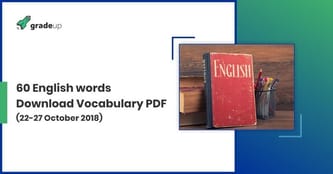 Vocabulary Weekly Revision PDF (22-27 Oct), Download now!