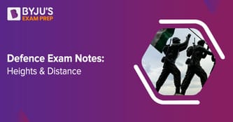 Defence Exam Notes: Heights & Distance