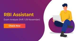 RBI Assistant Prelims Exam Analysis Shift 1 (19 November 2023)