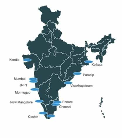 13 Major Sea Ports in India - Important List & Study Notes