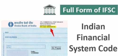 What Is The Full Form Of IFSC ? - IFSC Code Format In Banking