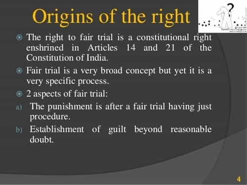 Indian Evidence Act And Right To Free Trial : UPSC Exams