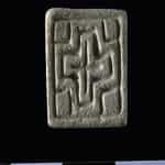 Faience button seal